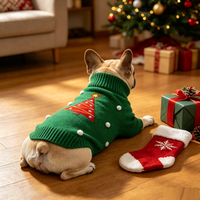 Pulls à col roulé pour chien imprimés personnalisés et mignons, vente en gros d'usine, tailles XXS à XXXL, adaptés aux animaux de compagnie de petite, moyenne et grande taille