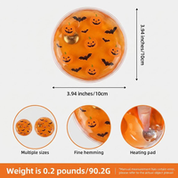 OEM ODM Coussin chauffant instantané en gel PVC, chauffe-mains réutilisable, pack chauffant pour l'hiver, cadeau promotionnel pour Halloween