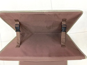 Alfombras de viaje islámicas en relieve con respaldo, manta de Qibla musulmana, alfombrilla de oración plegable, Alfombra de carpeta, silla de suelo plegable, meditación - Product Image 4