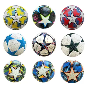 Футбольные Мячи Sanhuan PU / TPU / PVC официальный размер 5 /4 для внутреннего и наружного футбола