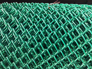 Clôture à maillons de chaîne galvanisée durable personnalisée Maille de diamant Grillage d'écran <span class=keywords><strong>Panneaux</strong></span> enduits de PVC <span class=keywords><strong>galvanisés</strong></span> <span class=keywords><strong>pour</strong></span> une longue utilisation régulière - Product Image 4