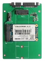 Adaptor Board Port Serial Notebook Berkualitas Tinggi 2.5'' 2 in 1 Mini PCI-E 2 Lane M.2 NGFF MSATA SATA 3.0 III Menggunakan Antarmuka USB