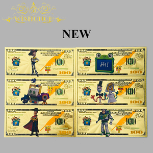 Billet de banque américain Joker 2026 plaqué or 24 carats pour collection - Product Image 1