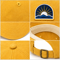 Gorra de Voluntario Ajustable de Algodón Cepillado OEM de Primera Calidad, Directo de Fábrica, para Pedidos al por Mayor, con Logotipo de Parche Tejido Personalizado para Compradores de Eventos de ONG