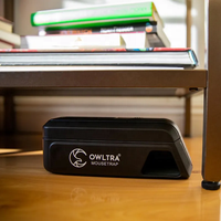 [OWLTRA] Piège à souris électrique automatique, tue-rongeurs, tue-campagnols, piège à souris électronique, tue-rats en métal pour le bureau