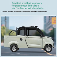 Nouveau véhicule utilitaire électrique entièrement fermé à quatre roues, idéal pour le transport de marchandises et les livraisons