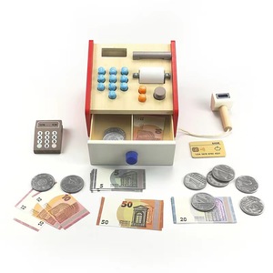 Ensemble de jouets de <span class=keywords><strong>cuisine</strong></span> <span class=keywords><strong>en</strong></span> <span class=keywords><strong>bois</strong></span> caisse enregistreuse <span class=keywords><strong>jouet</strong></span> simulation pièce de monnaie et pièce d'argent caisse enregistreuse <span class=keywords><strong>en</strong></span> <span class=keywords><strong>bois</strong></span> pour enfants - Product Image 6