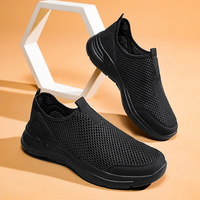 Chaussures de sport tendance pour hommes grande taille, respirantes, avec empeigne en maille légère et semelle MD, idéales pour le printemps et l'été, style marche, vente en gros