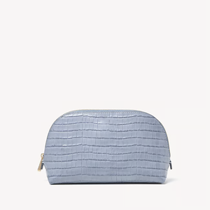 Trousse de Maquillage en Cuir Grain Croco Brillant Personnalisable avec Logo – Étui de Voyage Imperméable à Compartiment Unique pour Usage Quotidien Féminin - Product Image 3