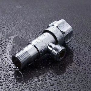 Vanne d'<span class=keywords><strong>angle</strong></span> en fer chromé bon marché en gros d'usine 1/2 pouces toilette vanne d'arrêt d'eau froide unique <span class=keywords><strong>baignoire</strong></span> toilette vanne spéciale - Product Image 3