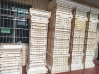 Venta de moldes de columna cuadrada de plástico para hormigón, moldes de columna romana, al precio más bajo.