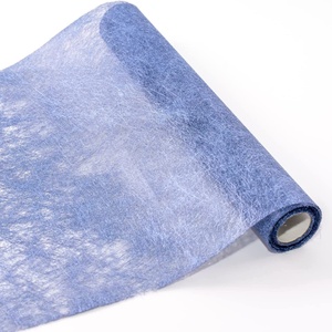 Décoration <span class=keywords><strong>de</strong></span> mariage, fourniture directe e-commerce, chemins <span class=keywords><strong>de</strong></span> <span class=keywords><strong>table</strong></span> festifs <span class=keywords><strong>en</strong></span> tissu non tissé à filament aluminisé à motif uni - Product Image 2