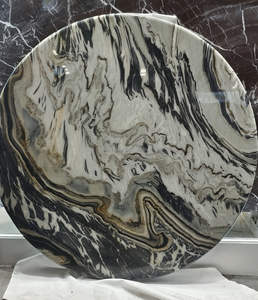 Losas de mármol de cuarcita de corriente de plata natural, encimeras de cocina modernas, mesas de tocador, baldosas de suelo de pared, mármol <span class=keywords><strong>Cipollino</strong></span> <span class=keywords><strong>Nero</strong></span> - Product Image 2