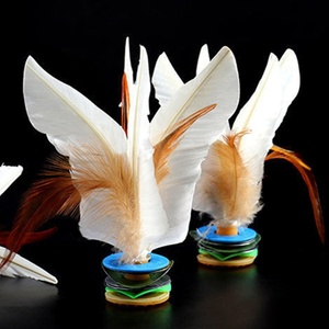 IRONDONKEY OEM Volant de badminton en plumes de canard pour enfants, <span class=keywords><strong>Jianzi</strong></span> chinois de sport - Product Image 4