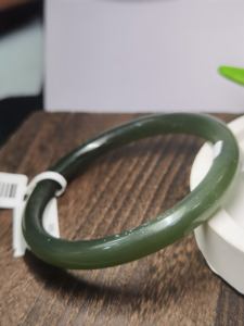 Precio especial Joyas de piedras preciosas Jasper Natural Green Hetian Jade Brazaletes Pulseras - Product Image 3