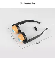 Nouveaux jouets amusants et étranges, lunettes effrayantes avec des yeux qui bougent, décorations de fête, tirer sur les cordes, yeux qui clignotent, cadeaux d'Halloween et de Noël pour enfants