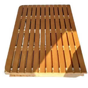 2024 vendita calda parti mobili di alta qualità supporto materasso doghe di piegatura in legno solido