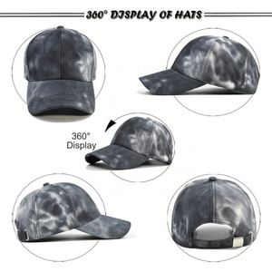 Nueva Gorra de Béisbol Tie-Dye, Gorra Snapback Teñida a la Moda para Hombres y Mujeres, Protección Solar para Exteriores - Product Image 4