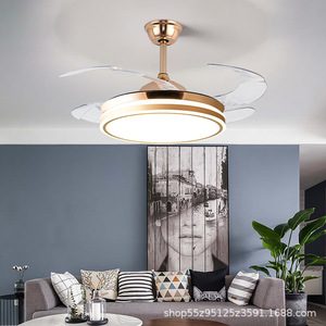 2024 moderno LED ventilatore a soffitto per la casa e il ristorante Bluetooth semplice invisibile lampadario <span class=keywords><strong>in</strong></span> <span class=keywords><strong>ferro</strong></span> 220V