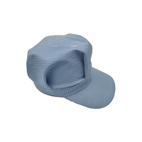 Topi Baseball Bergaris 6 Panel Grosir, Topi Olahraga Poliester, Topi Baseball Custom untuk Anak-Anak