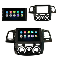 Autoradio Android 14 4 cœurs OLED DSP pour tableau de bord, compatible Fortuner Hilux, avec GPS, Bluetooth, Wi-Fi, système radio, 1+32 Go/4+64 Go, vidéo stéréo