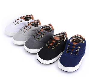 Chaussures en toile décontractées pour bébés, garçons et filles, anti-dérapantes pour l'intérieur, personnalisables OEM - Product Image 3