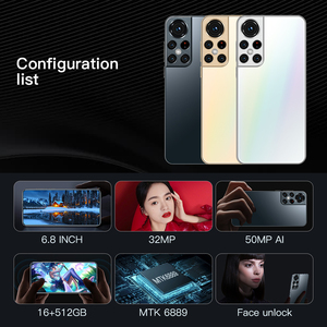 Téléphone portable pas cher <span class=keywords><strong>M12</strong></span> Ultra, double carte, double veille, 5G, écran plein HD, smartphone Android 10.0 avec reconnaissance faciale - Product Image 3