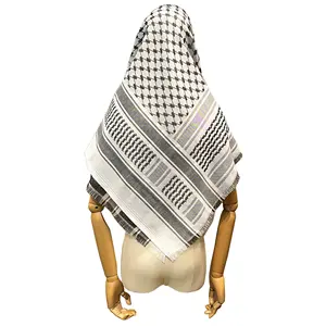 Yemeni audi arabo sciarpa da uomo Kuffiyeh Hijab, cotone palestinese kefiah sciarpa Shemagh,Filistin scialle foulard palestina kefiah