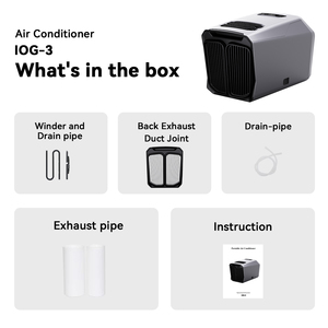 เครื่องปรับอากาศแบบพกพาสำหรับตั้งแคมป์ เครื่องปรับอากาศขนาดเล็กสำหรับหอพัก เต็นท์นอนพร้อมมุ้งกันยุง ติดตั้งในรถยนต์ เครื่องปรับอากาศเคลื่อนที่ - Product Image 6