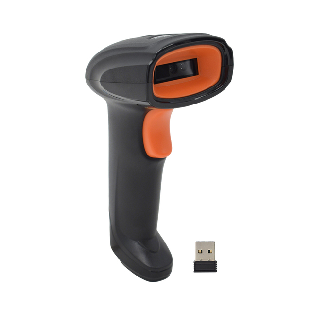 2.4G Wireless Barcode Scanner CMOS Barcode Reader  1D 2D QR Handheld BarCode Scanner