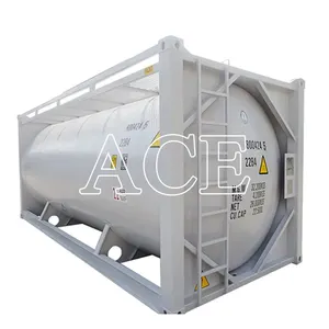 Grosir semen Transport ASME Standard New 20ft semen portabel ISO tangki kontainer harga