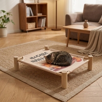 Modernes Erhöhtes Haustierbett Haustier-Sofa Welpen- und Katzenbett Minimalistisch und Einfach zu Installieren