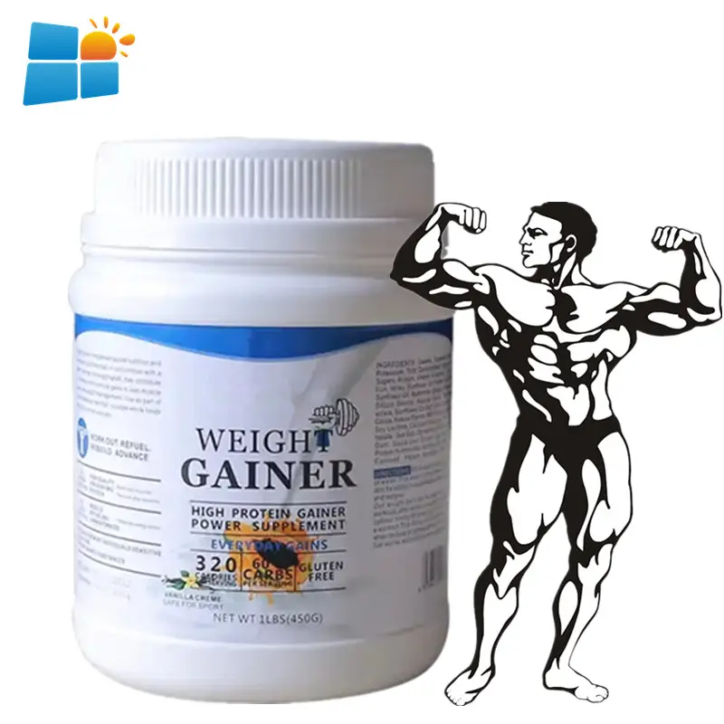 OEM/ODM/OBM Haute Qualité Haute Protéine Suppléments Sportifs Poudre De Gain De Muscle Gainer Gain De Poids Croissance Musculaire Poudre De Protéine De Lactosérum