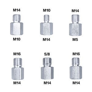 อะแดปเตอร์เครื่องเจียรแบบมุมฉาก M14 เป็น M10 ตัวเชื่อมต่อสำหรับเครื่องขัด ชิ้นส่วนแกนแบริ่งเหล็กกล้าคาร์บอน - Product Image 4