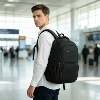 Sac à dos scolaire personnalisé HAIBOWY en gros, unisexe, imperméable, grande capacité, pour adolescents, étudiants universitaires