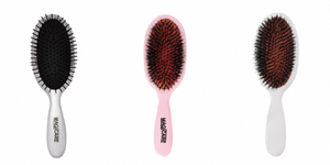 Brosse à rouler professionnelle en céramique avec manche en Y, poignée en caoutchouc antidérapante et poils de sanglier doux pour démêler les cheveux lisses - Product Image 5