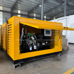 เครื่องกำเนิดไฟฟ้า 30kw 50kw 80kw เครื่องยนต์ 6 สูบ มอเตอร์ 3 เฟส 50hz 220V พร้อมหลังคาป้องกันฝน แบบเงียบ อัตโนมัติ - Product Image 1