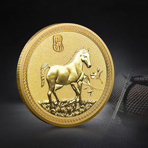 2024 용의 해 금과 실버 조디악 기념품 선물 기념 동전 - Product Image 3