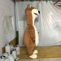 Funtoys Costume de mascotte écureuil paresseux personnalisé Zootopie Cosplay Cartoon Anime Mascotte Publicité Carnaval Halloween pour adulte