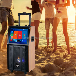 Sistema de altavoces portátil de 15 pulgadas, <span class=keywords><strong>YouTube</strong></span>, Android 13, PA, pantalla táctil inalámbrica, espejo móvil, máquina de Audio para Karaoke, WiFi - Product Image 6