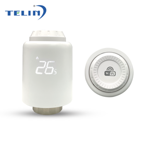 Válvula de Controle Termostática Moderna TRV Telin TL20 WIFI Tuya, Alexa, Google Assistant, Válvula de Radiador <span class=keywords><strong>Zigbee</strong></span> Zwave para Casa Inteligente - Product Image 4
