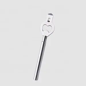 Nhà Máy Trực Tiếp Cá Nhân Biểu Tượng Tùy Chỉnh Hình Dạng Kim Loại Thanh Bartender Thép Không Gỉ Beer Bottle Opener