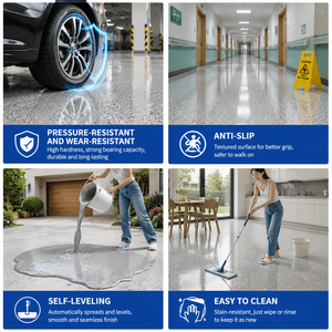 Revestimiento <span class=keywords><strong>de</strong></span> <span class=keywords><strong>Piso</strong></span> <span class=keywords><strong>de</strong></span> Concreto Imitación Mármol, Impermeable y Resistente al Desgaste, <span class=keywords><strong>Pintura</strong></span> Epóxica Autonivelante con Arena <span class=keywords><strong>de</strong></span> Color <span class=keywords><strong>para</strong></span> Superficies <span class=keywords><strong>de</strong></span> <span class=keywords><strong>Cemento</strong></span> - Product Image 4