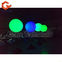 Trépied support de ballon gonflable, poteau de lumière LED, support de ballon pour la décoration extérieure