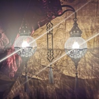 Tokin éclairage 2025 nouvelle lampe en cristal lustre créatif individuel couloir Bar hôtel extérieur cristal Double tête lustre