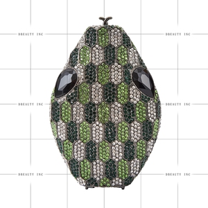 Women Dazzling Snakehead Rhinestones Evening <b>Bag</b> Unique <b>Snake</b> Crystals Clutch Purse for Halloween Ball Party - Product Image 3