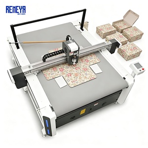 เครื่องตัดกล่องลูกฟูก REMEYA พร้อมใบมีด CNC แบบสั่น สำหรับกล่อง 5 ชั้น E Flute หนา 30 มม. วัสดุ RSC และ HSC - Product Image 1