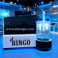 Machine de loterie de casino, système de loterie automatique, équipement de loterie avec design de boules hautement transparentes, machine de loterie de divertissement