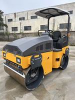 3 tonnes de nouveau type de petite machine de compactage-type de marche à double bol-roues de petite machine de compactage de route de style chinois