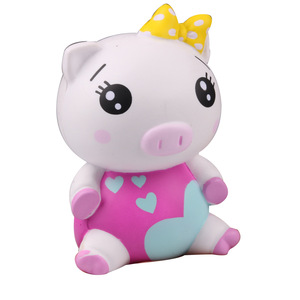 PU Cartoon Pig Toy Soft <b>Squishy</b> Animal Figurine Decorative Gift - Product Image 3